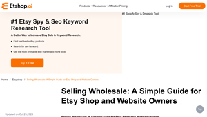 Etsy Wholesale - Boosting Handmade Sales