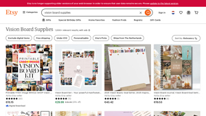 Etsy - Vision Board Supplies