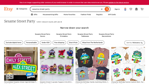 Etsy - Personalized Sesame Street Sign