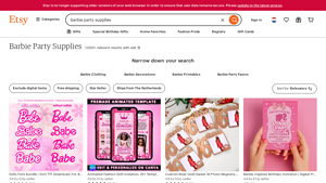 Etsy - Barbie Party Supplies