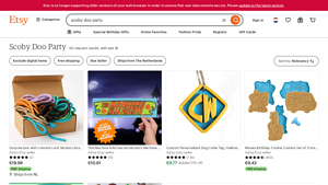 Etsy - Scooby Doo Party Products