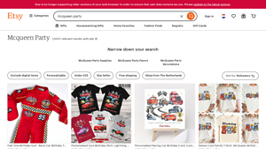 Etsy - Giant Personalized Cars Birthday Party Decoration