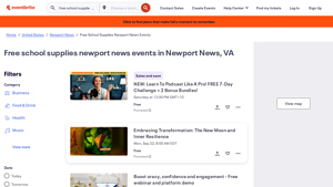 Eventbrite - Free School Supplies Events in Newport News