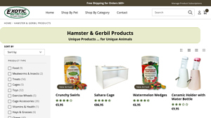 Exotic Nutrition - Small Rodent Supplies