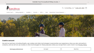 Farmhouse Tack - Horse Tack & Supplies