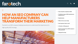 Farotech - SEO Services for Manufacturers