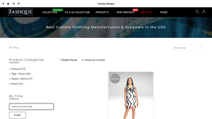 Fashque Designs - Digital Print Scoop Neck Dress
