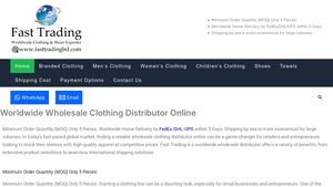 Fast Trading - Wholesale Clothing Distributor