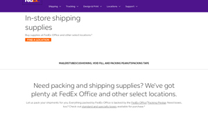 FedEx - In-Store Shipping Supplies