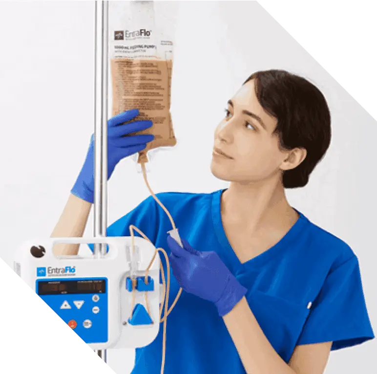 A stock image illustrating feeding tube supplies concepts