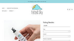 Felted Sky - Felting Needles