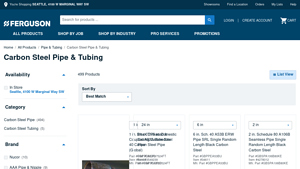 Ferguson - Carbon Steel Pipe & Tubing