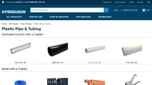 Ferguson - Plastic Pipe & Tubing