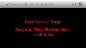 Fiery Furnace Forge - American Made Blacksmithing Tools