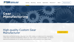 Federal Gear and Machine - Precision Gears