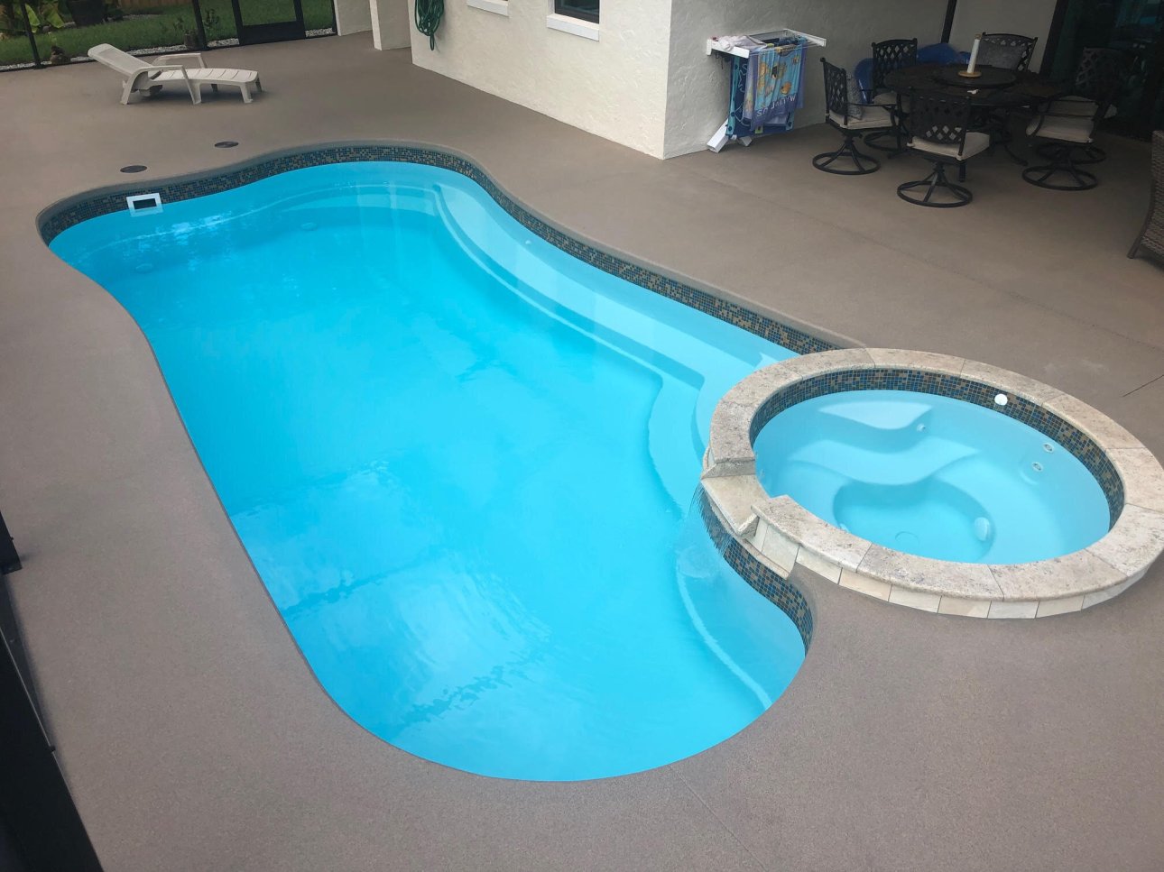 A stock image illustrating fiberglass pool manufacturers concepts