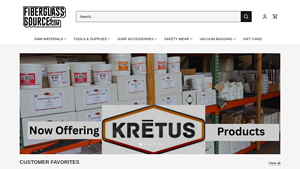 Fiberglass Source - Surfboard & Marine Building Supplies