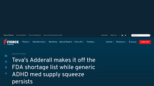 Teva - Adderall Products