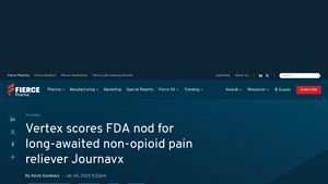 Journavx - Non-Opioid Pain Reliever