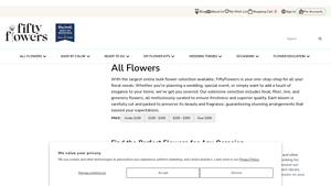 FiftyFlowers - Wholesale Fresh Flowers