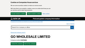Find and Update - Retail Sale via Mail Order and Internet