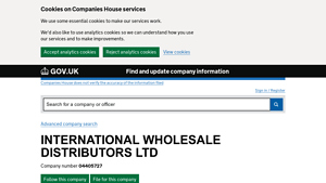 Find and Update - Alcoholic Beverages Wholesale