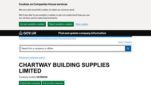 Chartway Building Supplies - Company Information