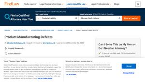 FindLaw - Key Product Liability