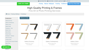 FinerWorks - Framing Options