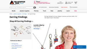 Fire Mountain Gems - Earring Findings