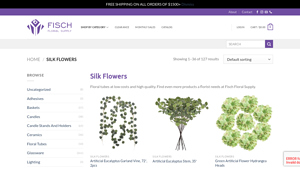 Fisch Floral Supply - Artificial Eucalyptus Garland Vine