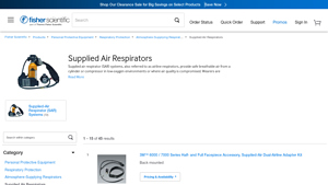 Fisher Scientific - Supplied Air Respirators