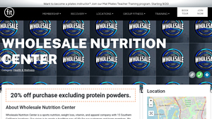 Wholesale Nutrition Center - Sports Nutrition & Apparel