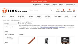 Flax Art - Charcoal & Graphite Drawing Supplies