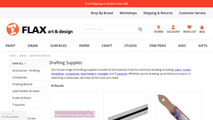 Flaxart - 6 Plastic Beveled Ruler