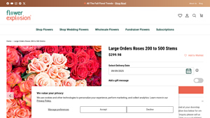 Flower Explosion - Large Orders of Roses