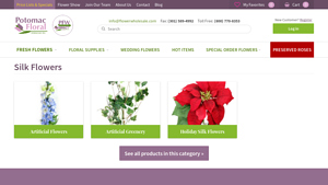 Flower Wholesale - Silk & Artificial Flowers