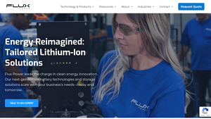 Flux Power - Lithium-Ion Batteries for Material Handling