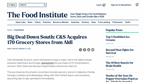 C&S Wholesale Grocers - Grocery Store Acquisition