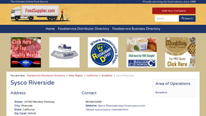 Sysco Riverside - Broadline Foodservice Distribution