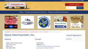 Sysco Intermountain - Food Supply Solutions
