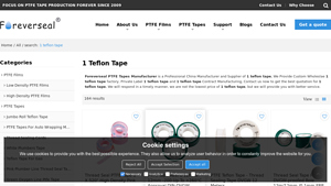 Foreverseal - Teflon Tape Manufacturer