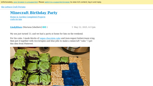 LettuceCraft - Vegan Chocolate Cake Minecraft Creation