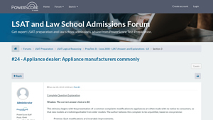 PowerScore - LSAT Discussion Forum