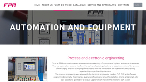 FPM Group - Automation and Loading Robots for Forging Presses