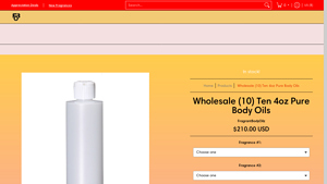 Fragrant Body Oilz - Wholesale 4oz Pure Body Oils