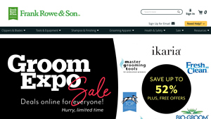 Frank Rowe & Son - Professional Pet Grooming Supplies