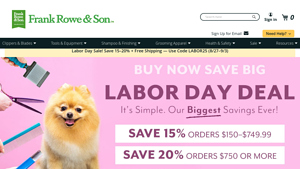 Frank Rowe & Son - Professional Pet Grooming Supplies