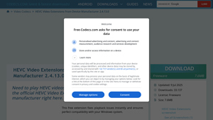 Free Codecs - HEVC Video Extensions