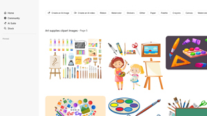 Freepik - Art Supplies Graphics
